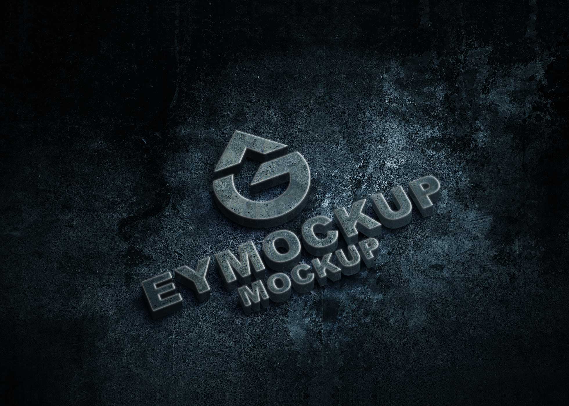 Illustrator 3D Logo Mockup - Freebies Mockup