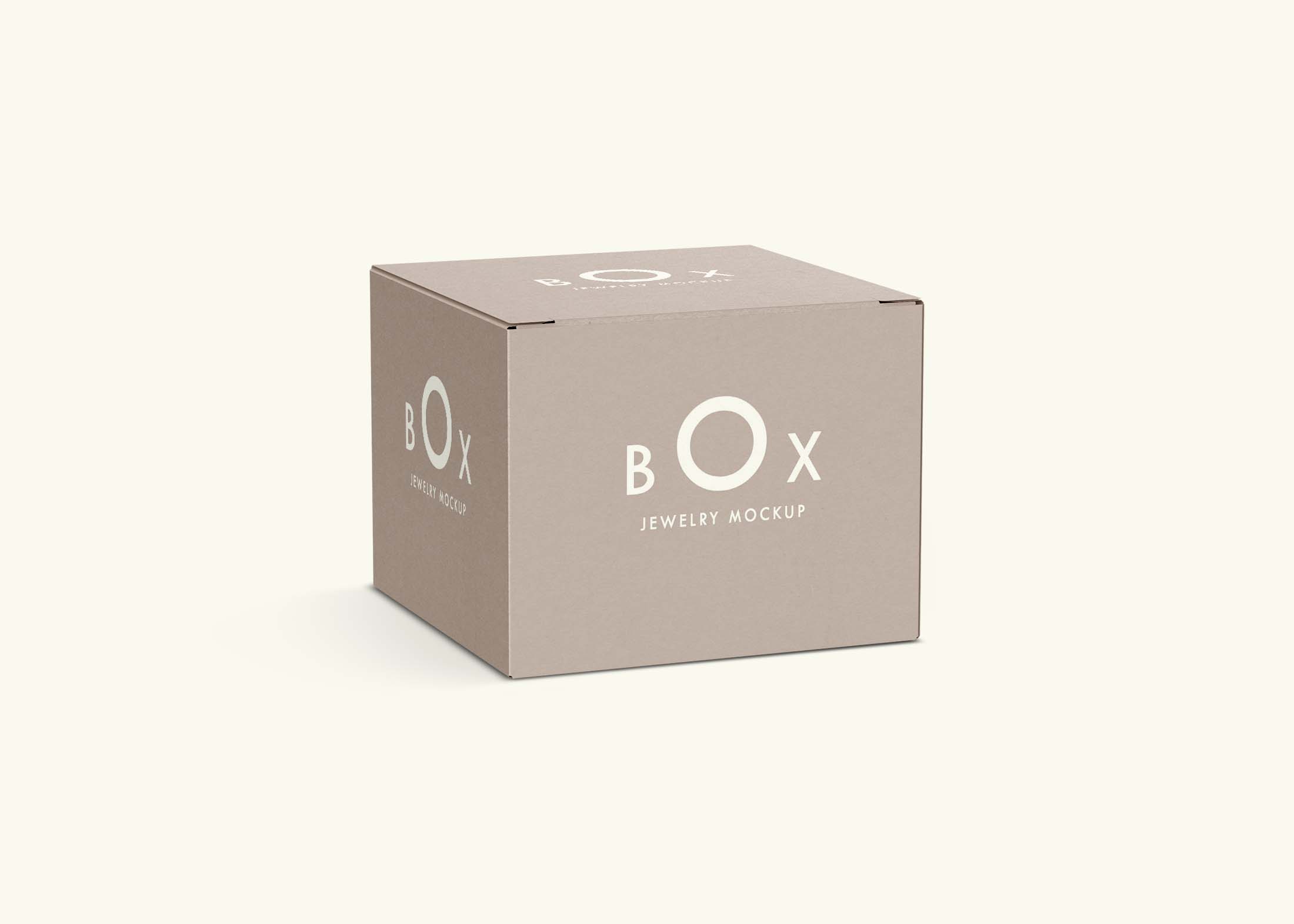 Free Luxury Packaging Box Mockup