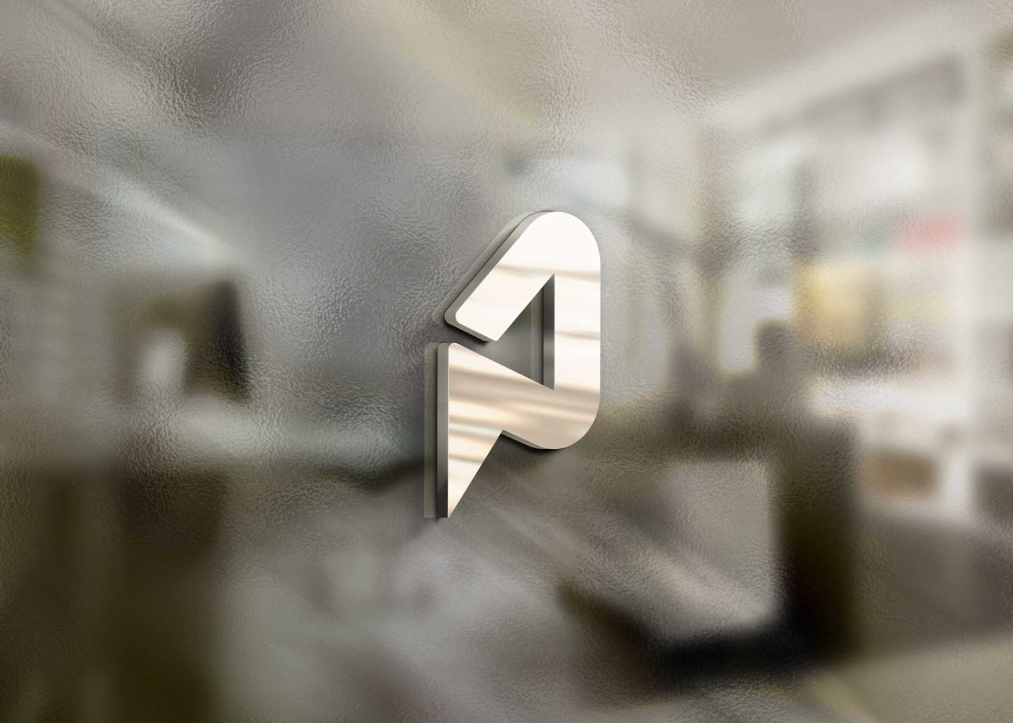 3D Effect Freebies Logo Mockup