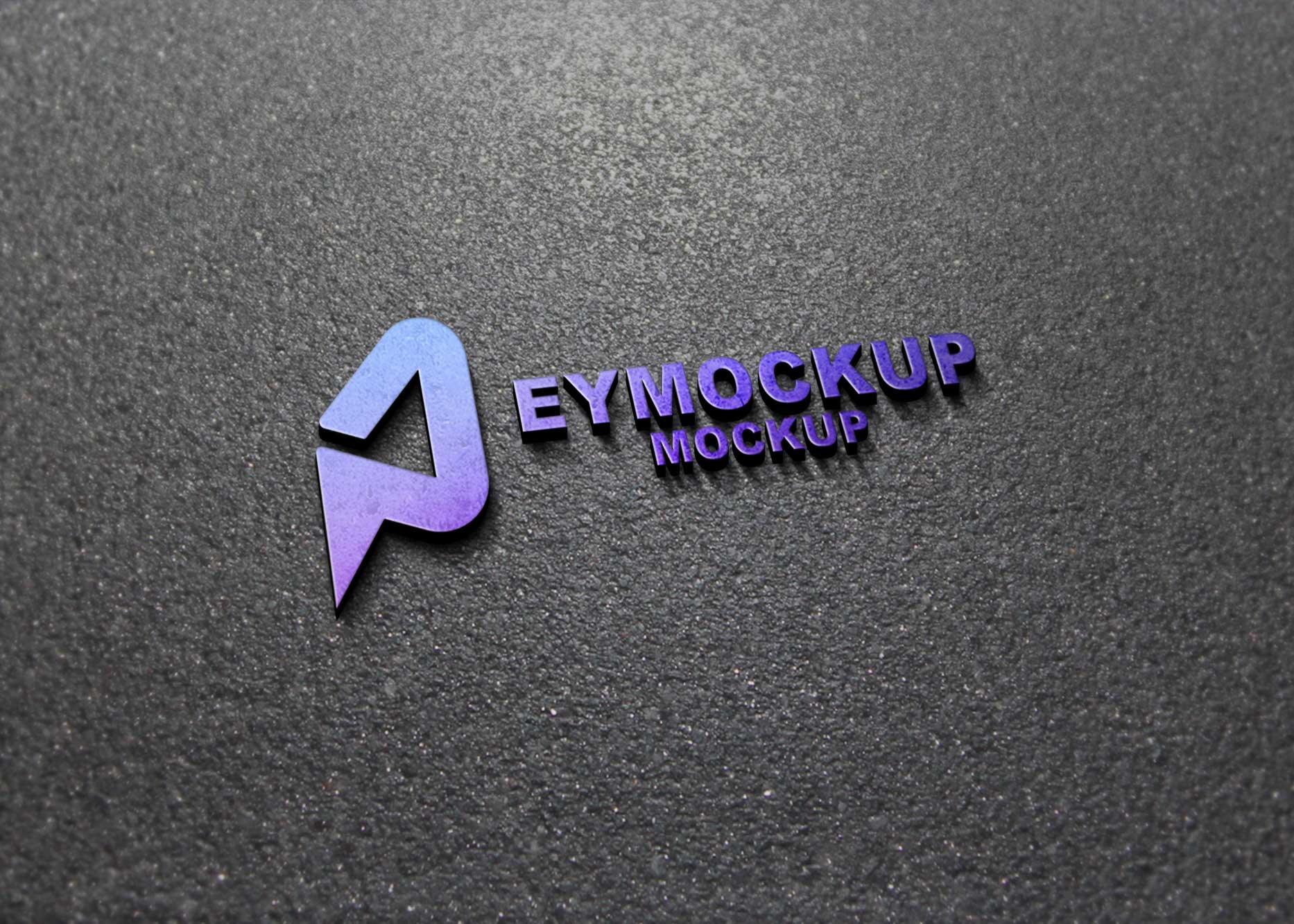 Classic 3D Logo Mockup