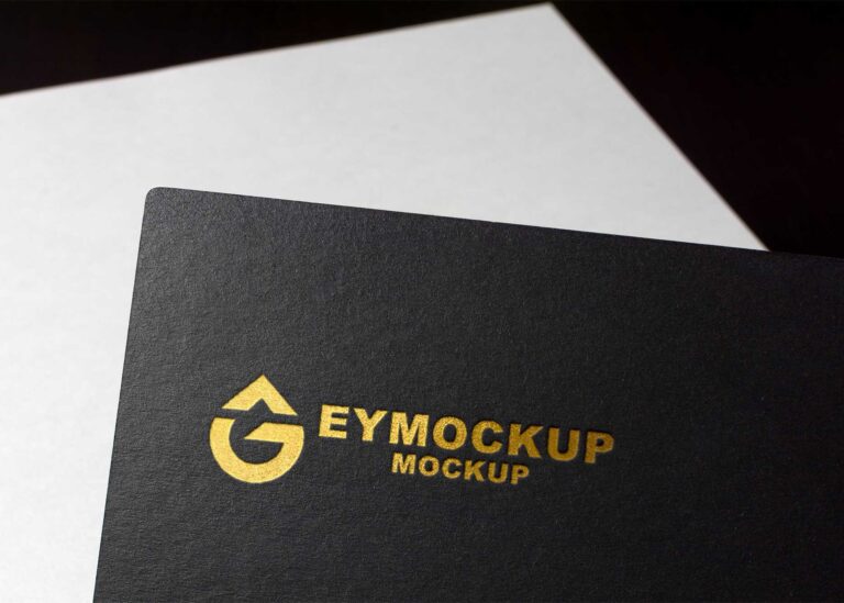 Luxury Paper Logo Mockup - Freebies Mockup