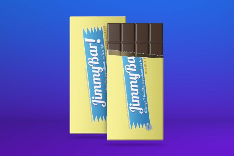 Free Choco Bar Packaging Mockup