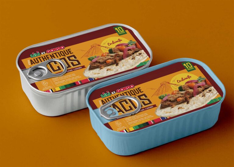 New Food Container Tin Can Mockup