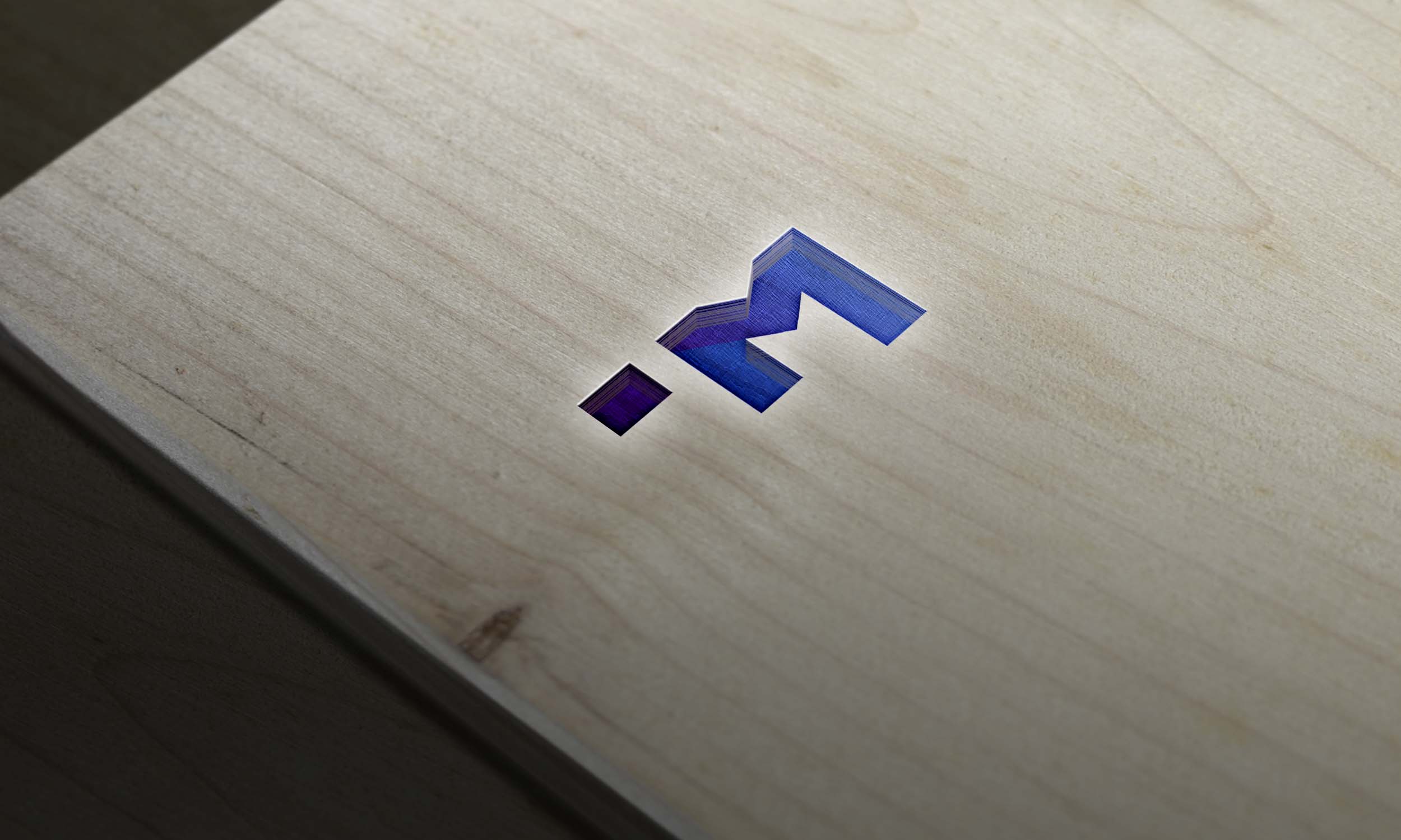 Free Wood Cut 3D Logo Mockup Freebies Mockup