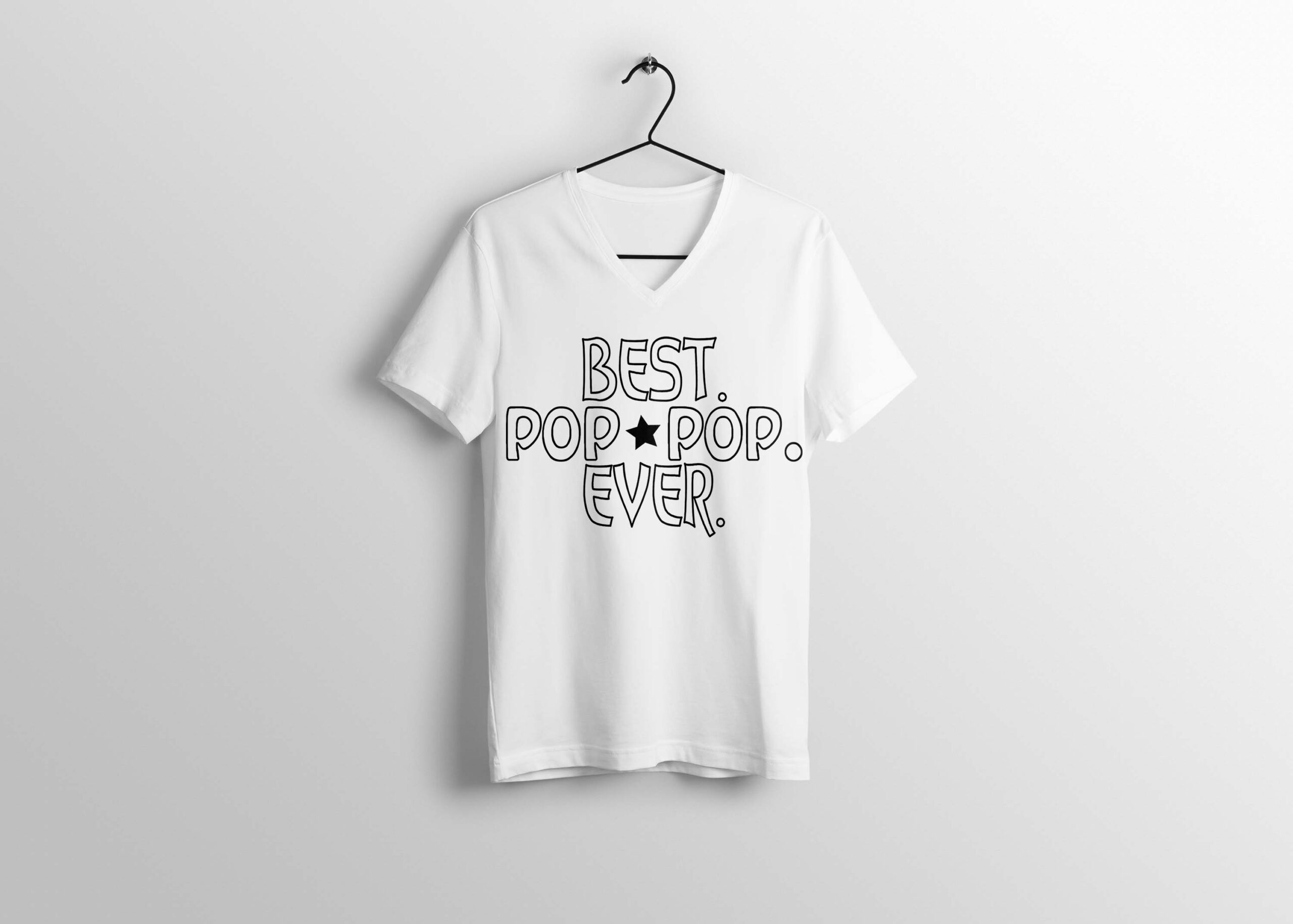 Blow Pop Pop T Shirt Design Freebies Mockup 5977