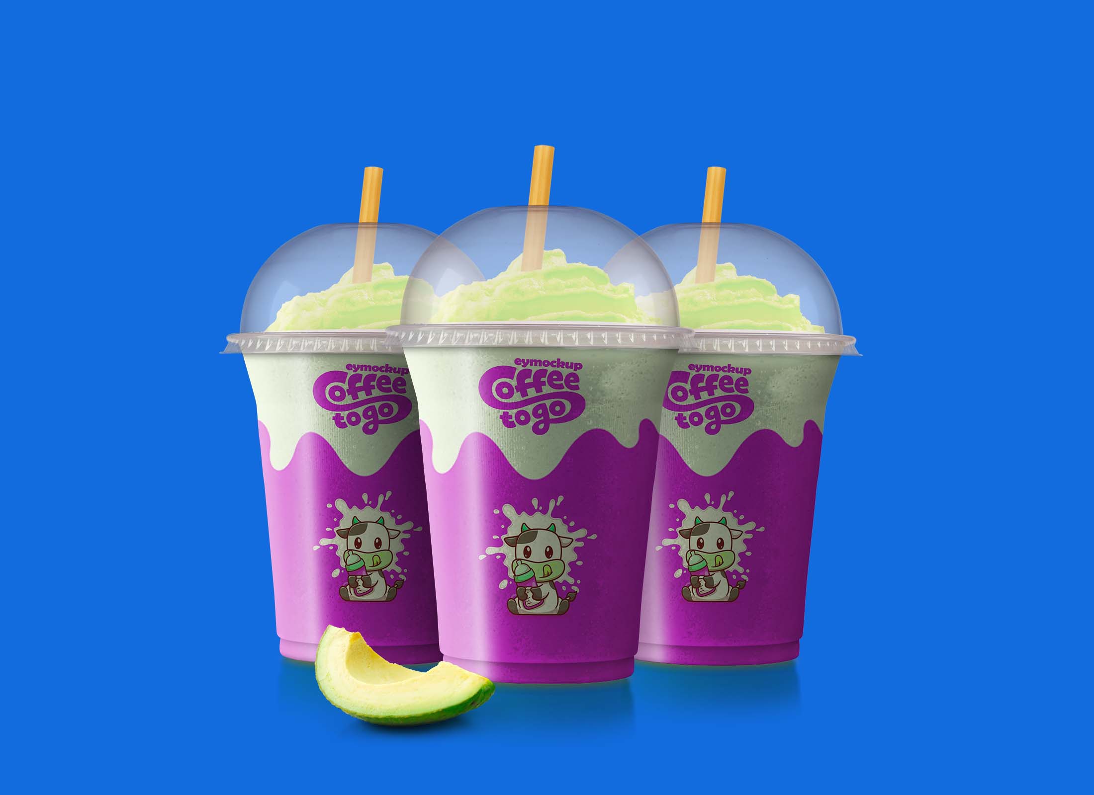 Free Juice Plastic Cup Mockup