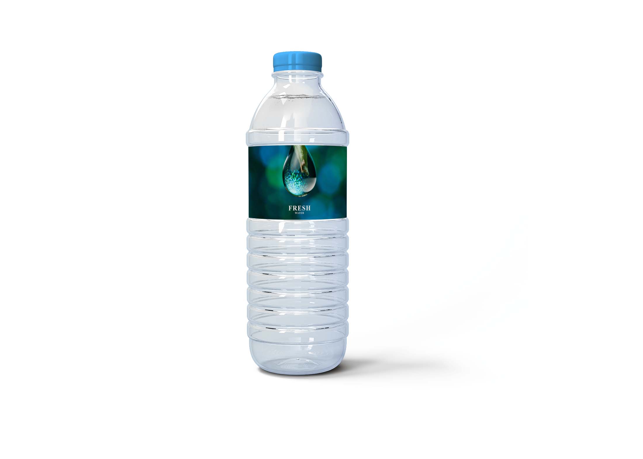 Free Classy Water Bottle Mockup