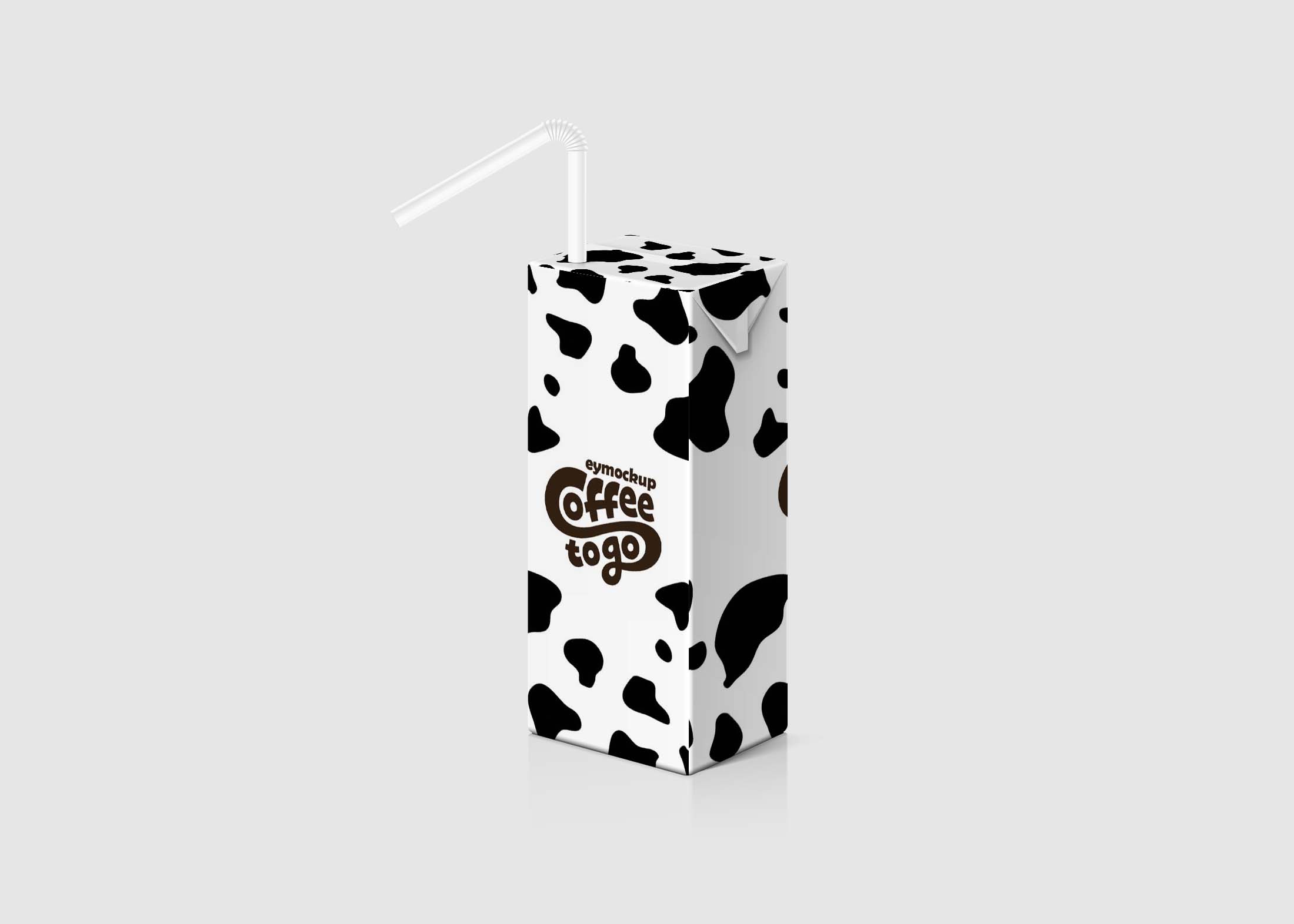 Free Milk Lassi Packaging Mockup