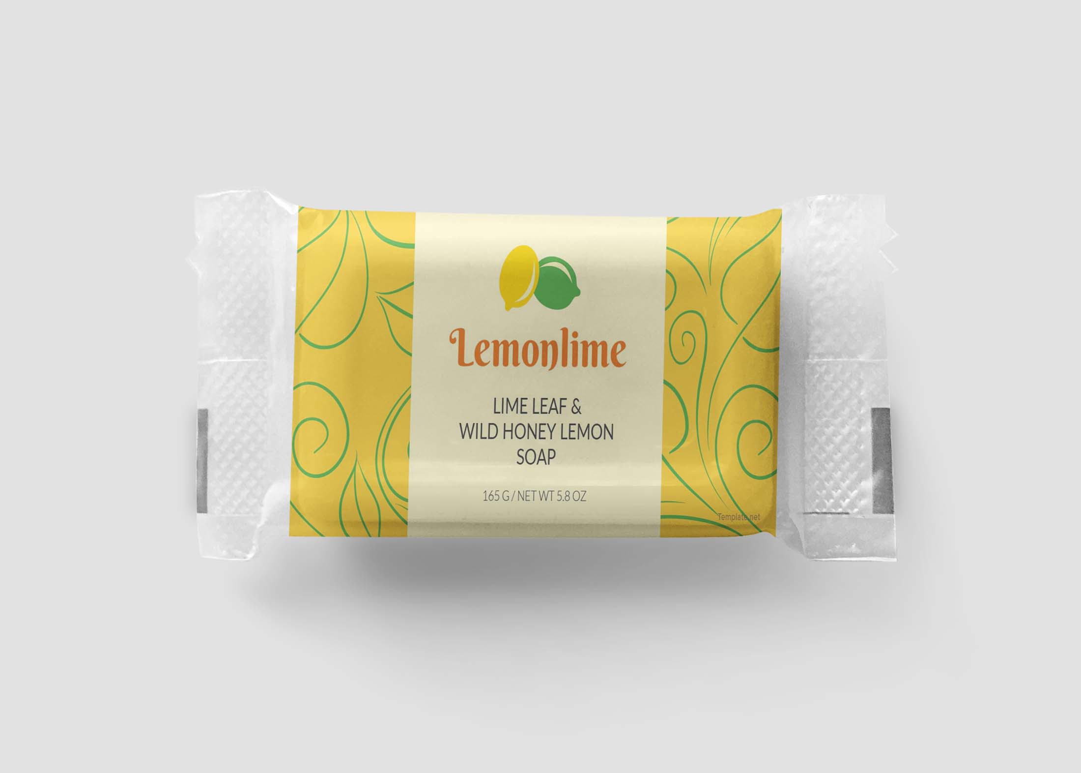 Free Soap Poly Pouch Label Mockup